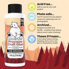 Bearly Art Precision Glue - The Original (inkl. Tip Kit) / Brun